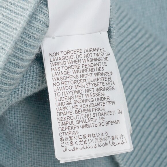 Brunello Cucinelli SS/20 Blue Cashmere Monili-Bead Sweater - Picture 10 of 13